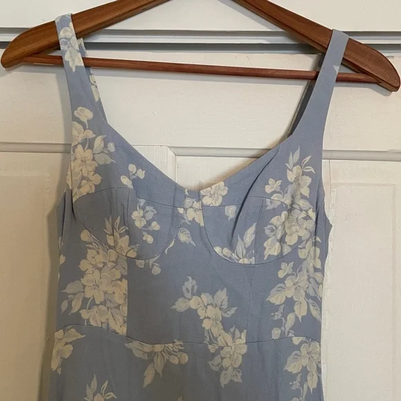 Reformation Reverie Floral Maxi Back Slit Dress size 0 - Picture 6 of 14